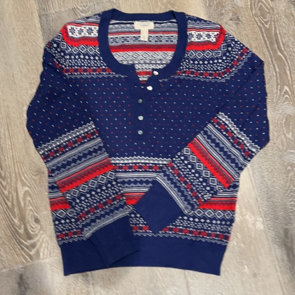 Nordic Soft Henley & Shorts Set by Land’s End Canvas - Picture 4 of 7